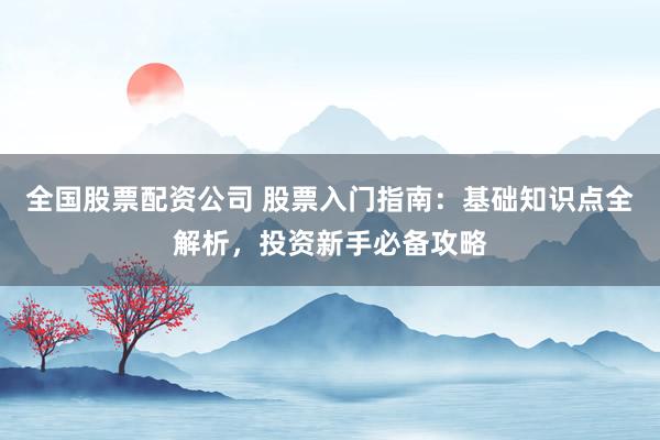 全国股票配资公司 股票入门指南：基础知识点全解析，投资新手必备攻略